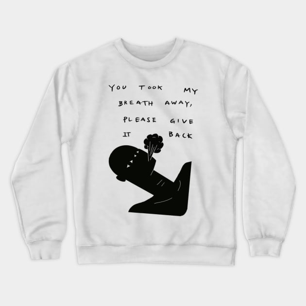 Edgy slogan that boosts your self confidence Crewneck Sweatshirt by RockPaperScissors